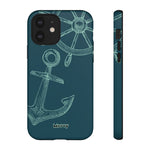 Wheel and Anchor-Phone Case-iPhone 12-Matte-Movvy