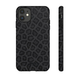 Onyx Leopard-Phone Case-iPhone 11-Glossy-Movvy