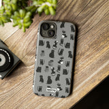 Black Cat-Phone Case-Movvy