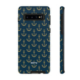 Gold Anchors-Phone Case-Samsung Galaxy S10-Glossy-Movvy