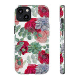 Succulent Roses-Phone Case-iPhone 13-Glossy-Movvy