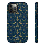 Gold Anchors-Phone Case-iPhone 12 Pro Max-Matte-Movvy