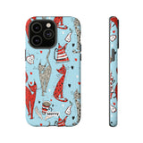 Cats and Lattes-Phone Case-iPhone 14 Pro Max-Matte-Movvy