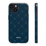 Anchor Quilt-Phone Case-iPhone 13-Glossy-Movvy