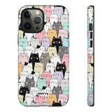 Cat Lady-Phone Case-iPhone 12 Pro Max-Matte-Movvy