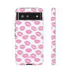 Pink Lips-Phone Case-Google Pixel 6-Matte-Movvy