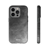 Grayscale Brushstrokes-Phone Case-iPhone 14 Pro-Matte-Movvy