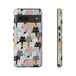 Cat Lady-Phone Case-Google Pixel 7-Glossy-Movvy