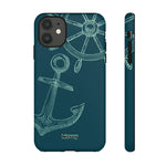 Wheel and Anchor-Phone Case-iPhone 11-Matte-Movvy