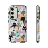 Cat Lady-Phone Case-Samsung Galaxy S23-Glossy-Movvy