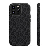 Onyx Leopard-Phone Case-iPhone 13 Pro-Glossy-Movvy