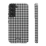 Houndstooth-Phone Case-Samsung Galaxy S22-Glossy-Movvy
