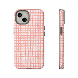 Seaside Plaid-Phone Case-iPhone 14-Matte-Movvy