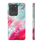 Aquaberry Brushstrokes-Phone Case-Samsung Galaxy S20 Ultra-Glossy-Movvy