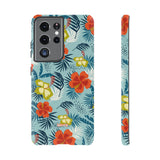Hawaiian Flowers-Phone Case-Samsung Galaxy S21 Ultra-Matte-Movvy