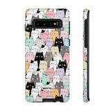 Cat Lady-Phone Case-Samsung Galaxy S10-Matte-Movvy
