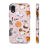 The Cat's Meow-Phone Case-iPhone XR-Matte-Movvy