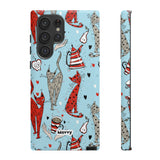 Cats and Lattes-Phone Case-Samsung Galaxy S22 Ultra-Matte-Movvy