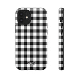 Buffalo Black-Phone Case-iPhone 12 Mini-Matte-Movvy
