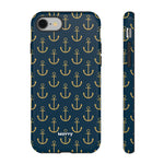 Gold Anchors-Phone Case-iPhone 8-Glossy-Movvy