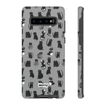 Black Cat-Phone Case-Samsung Galaxy S10 Plus-Matte-Movvy