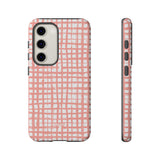 Seaside Plaid-Phone Case-Samsung Galaxy S23-Matte-Movvy