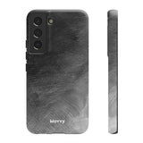 Grayscale Brushstrokes-Phone Case-Samsung Galaxy S22-Matte-Movvy