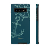 Wheel and Anchor-Phone Case-Samsung Galaxy S10-Glossy-Movvy