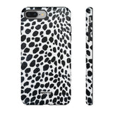 Spotted (Black)-Phone Case-iPhone 8 Plus-Glossy-Movvy