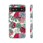 Succulent Roses-Phone Case-Google Pixel 6-Glossy-Movvy