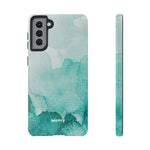 Aquamarine Watercolor-Phone Case-Samsung Galaxy S21 Plus-Matte-Movvy
