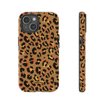 Tanned Leopard-Phone Case-iPhone 15-Glossy-Movvy