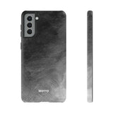 Grayscale Brushstrokes-Phone Case-Samsung Galaxy S21 Plus-Matte-Movvy