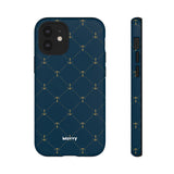 Anchor Quilt-Phone Case-iPhone 12 Mini-Matte-Movvy