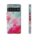 Aquaberry Brushstrokes-Phone Case-Google Pixel 6 Pro-Glossy-Movvy