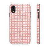 Seaside Plaid-Phone Case-iPhone XR-Matte-Movvy