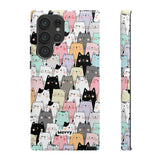 Cat Lady-Phone Case-Samsung Galaxy S22 Ultra-Glossy-Movvy