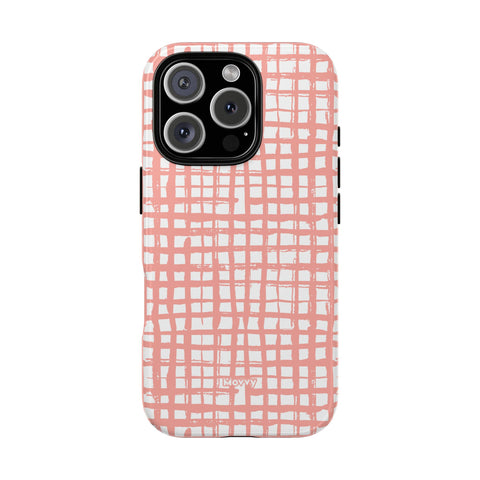 Seaside Plaid-Phone Case-Printify-iPhone 16 Pro-Glossy-Movvy