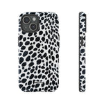Spotted (Black)-Phone Case-iPhone 15-Glossy-Movvy