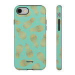 Caribbean Pineapple-Phone Case-iPhone 8-Glossy-Movvy