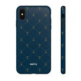 Anchor Quilt-Phone Case-iPhone XS MAX-Matte-Movvy