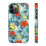 Hawaiian Flowers-Phone Case-iPhone 12 Pro-Glossy-Movvy