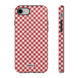 Gingham-Phone Case-iPhone 8-Matte-Movvy