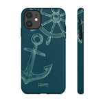 Wheel and Anchor-Phone Case-iPhone 11-Glossy-Movvy