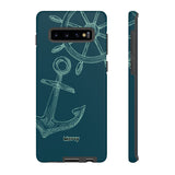 Wheel and Anchor-Phone Case-Samsung Galaxy S10 Plus-Glossy-Movvy