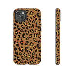 Tanned Leopard-Phone Case-iPhone 15 Plus-Glossy-Movvy