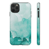 Aquamarine Watercolor-Phone Case-iPhone 11 Pro Max-Glossy-Movvy