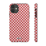 Gingham-Phone Case-iPhone 11-Matte-Movvy