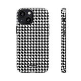Houndstooth-Phone Case-iPhone 13 Mini-Glossy-Movvy