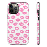 Pink Lips-Phone Case-iPhone 12 Pro Max-Matte-Movvy